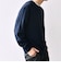 SHIPS any: 〈手洗い可能〉コットン カシミヤ スウェットライク ニット 24FW◇