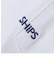【WEB限定】SHIPS: マイクロ SHIPSロゴ ポケット ロングスリーブ Tシャツ (ロンT)
