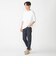 【WEB限定】SHIPS: マイクロ SHIPSロゴ ポケット ロングスリーブ Tシャツ (ロンT)