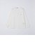 【WEB限定】SHIPS:〈抗菌・防臭〉ワンポイントロゴ バーズアイ ヘンリーネック 長袖 Tシャツ