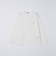 【WEB限定】SHIPS:〈抗菌・防臭〉ワンポイントロゴ バーズアイ ヘンリーネック 長袖 Tシャツ
