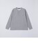 【WEB限定】SHIPS:〈抗菌・防臭〉ワンポイントロゴ バーズアイ ヘンリーネック 長袖 Tシャツ