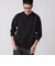 【WEB限定】SHIPS:〈抗菌・防臭〉ワンポイントロゴ バーズアイ ヘンリーネック 長袖 Tシャツ