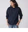 【WEB限定】SHIPS:〈抗菌・防臭〉ワンポイントロゴ バーズアイ ヘンリーネック 長袖 Tシャツ