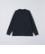 【WEB限定】SHIPS:〈抗菌・防臭〉ワンポイントロゴ バーズアイ ヘンリーネック 長袖 Tシャツ
