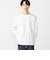 【WEB限定】SHIPS:〈抗菌・防臭〉ワンポイント ロゴ バーズアイ クルーネック 長袖 Tシャツ