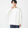 【WEB限定】SHIPS:〈抗菌・防臭〉ワンポイント ロゴ バーズアイ クルーネック 長袖 Tシャツ