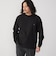 【WEB限定】SHIPS:〈抗菌・防臭〉ワンポイント ロゴ バーズアイ クルーネック 長袖 Tシャツ