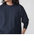 【WEB限定】SHIPS:〈抗菌・防臭〉ワンポイント ロゴ バーズアイ クルーネック 長袖 Tシャツ