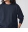 【WEB限定】SHIPS:〈抗菌・防臭〉ワンポイント ロゴ バーズアイ クルーネック 長袖 Tシャツ