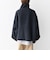 【WEB限定】リバー スタンドカラー ポンチョ ショート コート