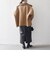 【WEB限定】リバー スタンドカラー ポンチョ ショート コート