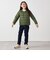 TAION: クルーネック ボタン ダウン カーディガン<KIDS>◇