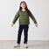 TAION: クルーネック ボタン ダウン カーディガン<KIDS>◇