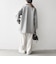 《一部追加予約》【WEB限定】PURE WOOL コクーン テーラード ショート コート 26AW
