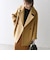 《一部追加予約》【WEB限定】PURE WOOL コクーン テーラード ショート コート 26AW