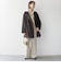 《一部追加予約》【WEB限定】PURE WOOL コクーン テーラード ショート コート 26AW