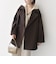 《一部追加予約》【WEB限定】PURE WOOL コクーン テーラード ショート コート 26AW