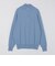 ALANPAINE 12ゲージ ウール/コットン クォータージップ モックネック ニット