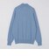 ALANPAINE 12ゲージ ウール/コットン クォータージップ モックネック ニット