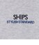【WEB限定】SHIPS: SCREEN STARS(R) STYLISH STANDARD ロゴ 刺繍 パーカー
