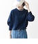 【WEB限定】〈手洗い可能〉ヤク ケーブル クルーネック ニット プルオーバー 2