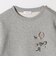 《一部追加予約》〈手洗い可能〉裏起毛 ビジュー クルーネック コンパクト プルオーバー
