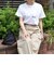 【WEB限定】SHIPS: SHIPSロゴ プリント ポケット Tシャツ