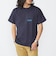 【WEB限定】SHIPS: SHIPSロゴ プリント ポケット Tシャツ