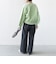 《追加予約》【WEB限定】〈洗濯機可能〉2WAY フラワー ジャカード ハーフ ジップ プルオーバー