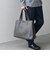 スプリット レザー トートバッグ (クラッチバッグ付き) 26AW◇