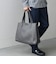 スプリット レザー トートバッグ (クラッチバッグ付き) 26AW◇