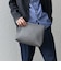スプリット レザー トートバッグ (クラッチバッグ付き) 26AW◇