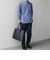 スプリット レザー トートバッグ (クラッチバッグ付き) 26AW◇