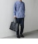 スプリット レザー トートバッグ (クラッチバッグ付き) 26AW◇