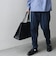 スプリット レザー トートバッグ (クラッチバッグ付き) 26AW◇