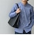 スプリット レザー トートバッグ (クラッチバッグ付き) 26AW◇