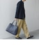 スプリット レザー トートバッグ (クラッチバッグ付き) 26AW◇