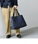スプリット レザー トートバッグ (クラッチバッグ付き) 26AW◇