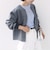 【WEB限定】〈手洗い可能〉キルティング ジャカード カーディガン
