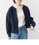 【WEB限定】〈手洗い可能〉キルティング ジャカード カーディガン