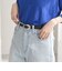 quaranciel: メタル バックル 8hole レザー ベルト
