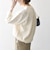 〈手洗い可能〉ジャカード バンピー クルーネック プルオーバー