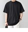 SHIPS any: デザイン リブ ハイゲージ ポンチ クルーネック Tシャツ◇