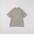 SHIPS any: デザイン リブ ハイゲージ ポンチ クルーネック Tシャツ◇