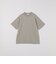 SHIPS any: デザイン リブ ハイゲージ ポンチ クルーネック Tシャツ◇