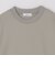 SHIPS any: デザイン リブ ハイゲージ ポンチ クルーネック Tシャツ◇