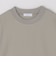 SHIPS any: デザイン リブ ハイゲージ ポンチ クルーネック Tシャツ◇