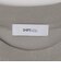 SHIPS any: デザイン リブ ハイゲージ ポンチ クルーネック Tシャツ◇