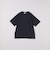 SHIPS any: デザイン リブ ハイゲージ ポンチ クルーネック Tシャツ◇